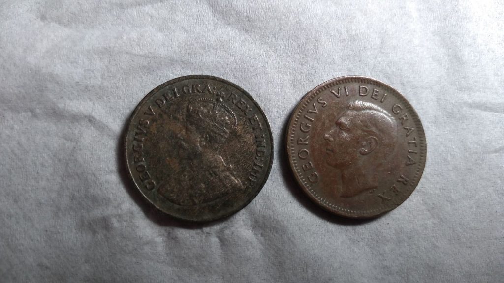 two old coins